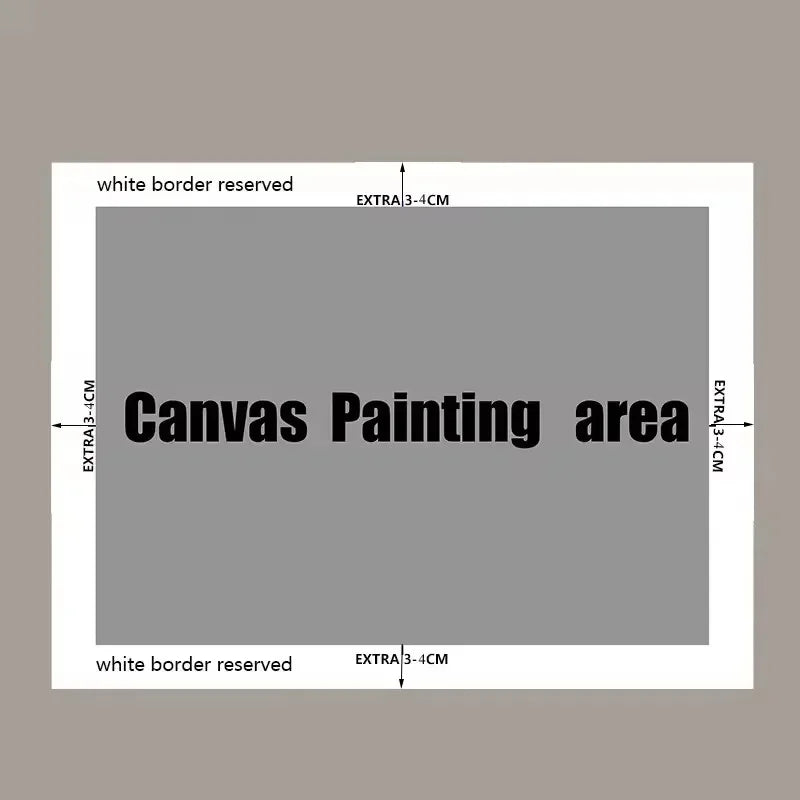 Abstract People Walking Wall Art Unframed Canvas Poster - Modern Figurative Wall Decor - Contemporary Human Movement Painting