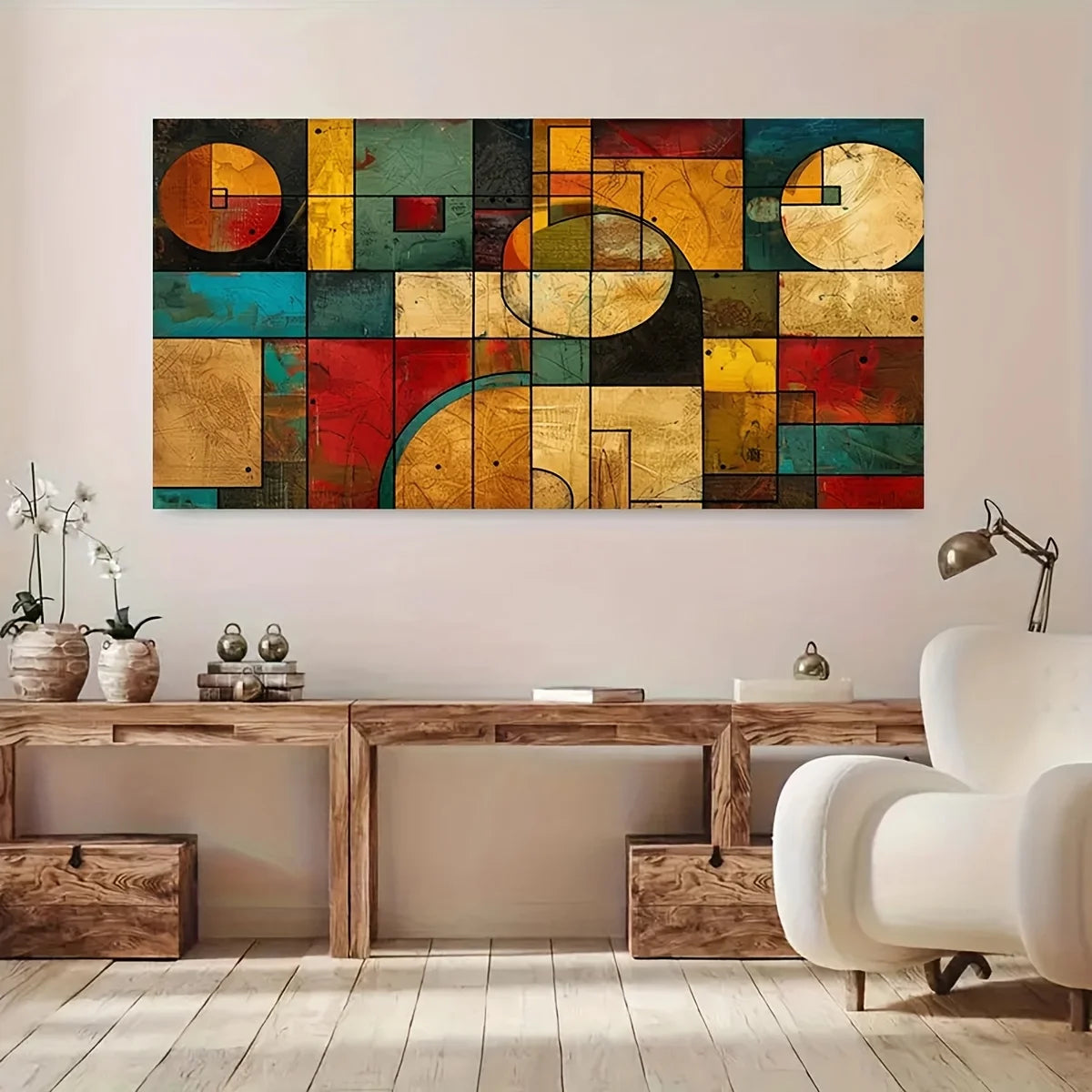 A Modern Abstract Canvas Art Print, Decoration Style Ink Wall Hung Poster, Suitable for Decoration in Living Rooms, Bedrooms