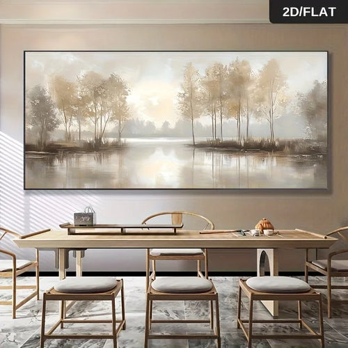 1pc Frameless Modern Abstract Landscape Canvas Wall Art Painting for Living Room, Bedroom Decor High-Quality Print Home Decor