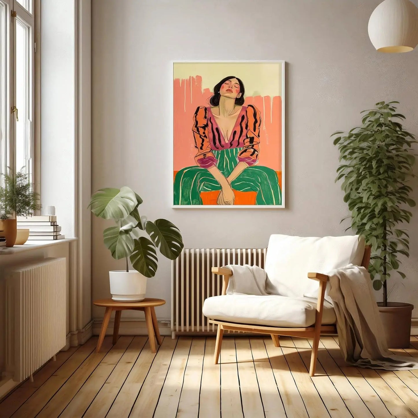 Abstract Wall Art Retro Female Dark Academy Pictures Gothic Posters Portrait Paintings Victorian Women Canvas Home Decorations