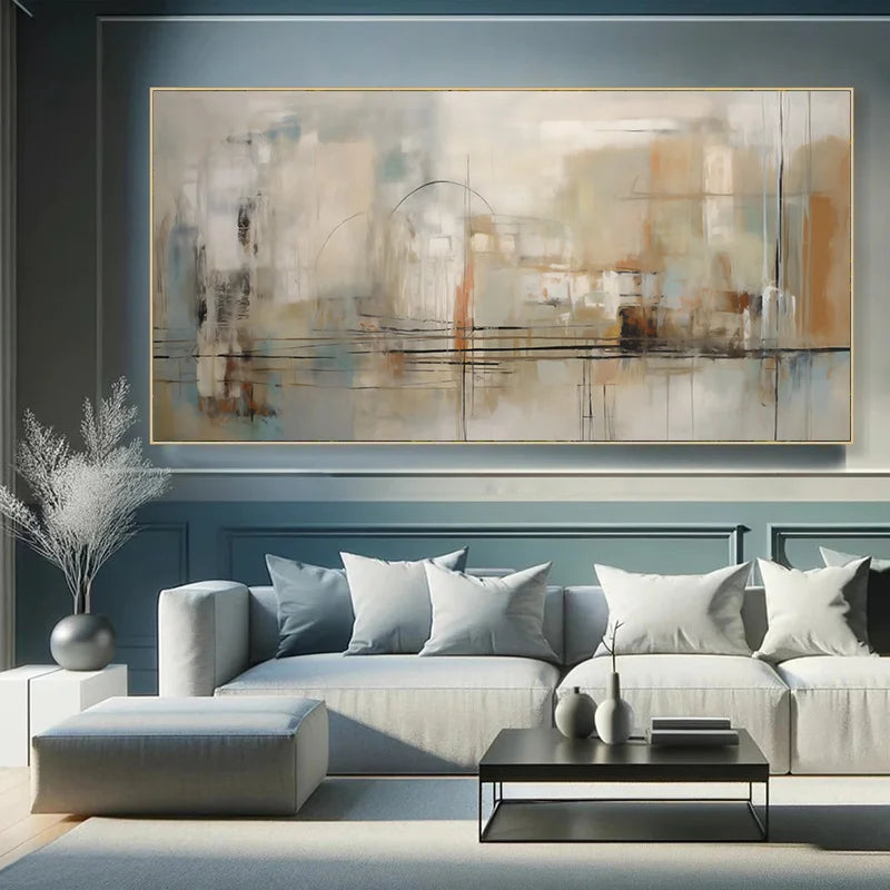 1pc Extra Large Modern Abstract Canvas Wall Art Home Decoration Poster Print, Wall Art Decor, Bedroom Artwork, Frameless Poster