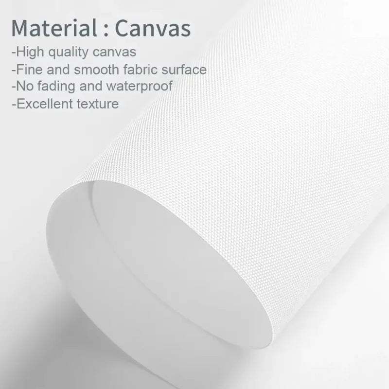 Abstract People Walking Wall Art Unframed Canvas Poster - Modern Figurative Wall Decor - Contemporary Human Movement Painting