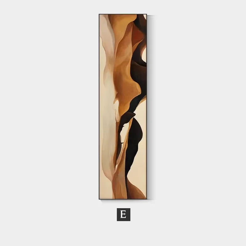 Modern Minimalist Golden Abstract Mural Wall Art, HD Canvas Print Poster, Suitable for Home, Living Room, Entrance Decoration