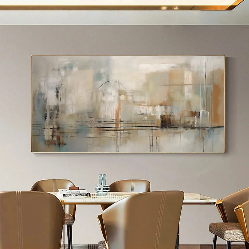 1pc Extra Large Modern Abstract Canvas Wall Art Home Decoration Poster Print, Wall Art Decor, Bedroom Artwork, Frameless Poster